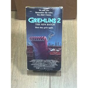 Gremlins 2 The New Batch VHS 1990 Warner Home Video Horror Comedy Gizmo 11886